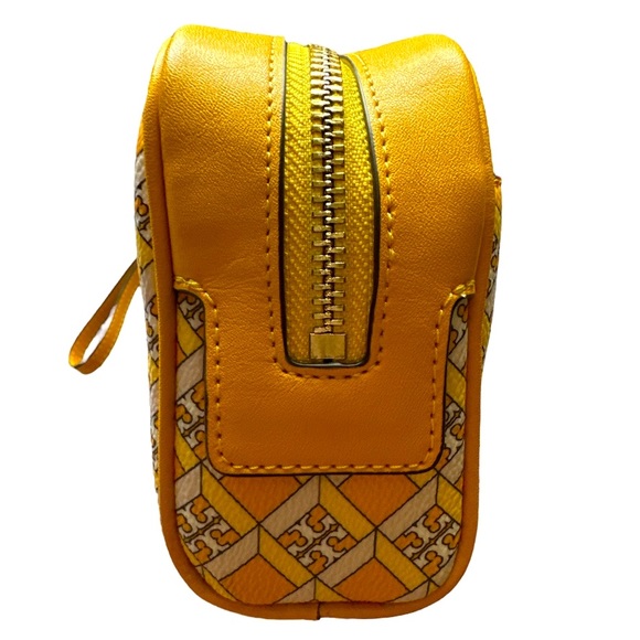 NWT Tory Burch Lemon Drop Geo Logo Wristlet/clutch - Picture 4 of 7